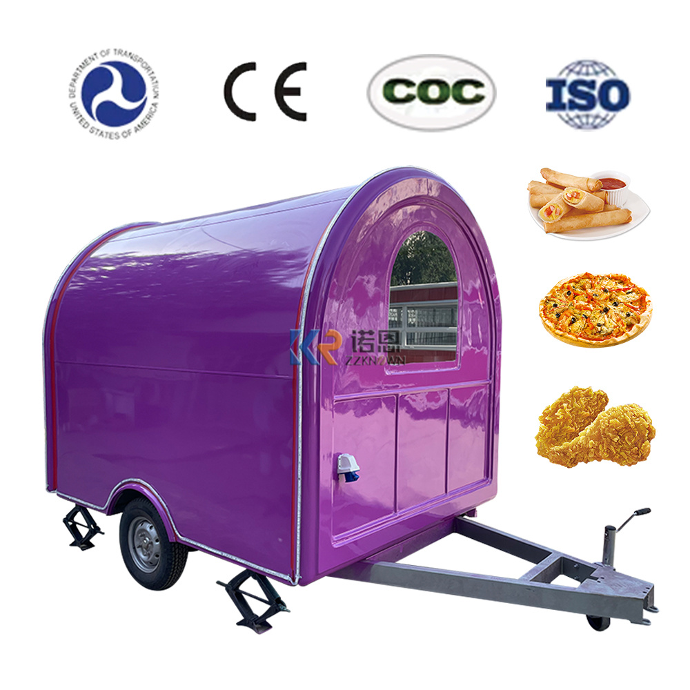 Concession Food Kiosk Overseas Support Hot Selling Mobile Kitchen Catering Trailer Truck for Sale