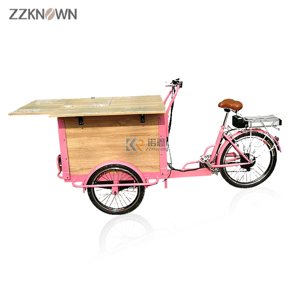 Mobile Business Coffee Vending Cart Food Delivery Bicycle Small Business Coffee Bike for Sale