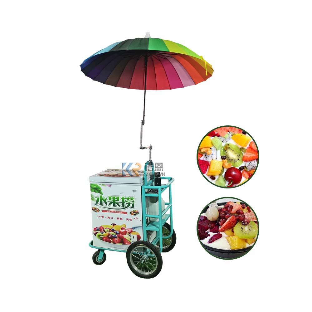 High Quality Perfect Food Truck Ice Cream PIizza Mike Tea Fridge Freezer Food Cart For Restaurant