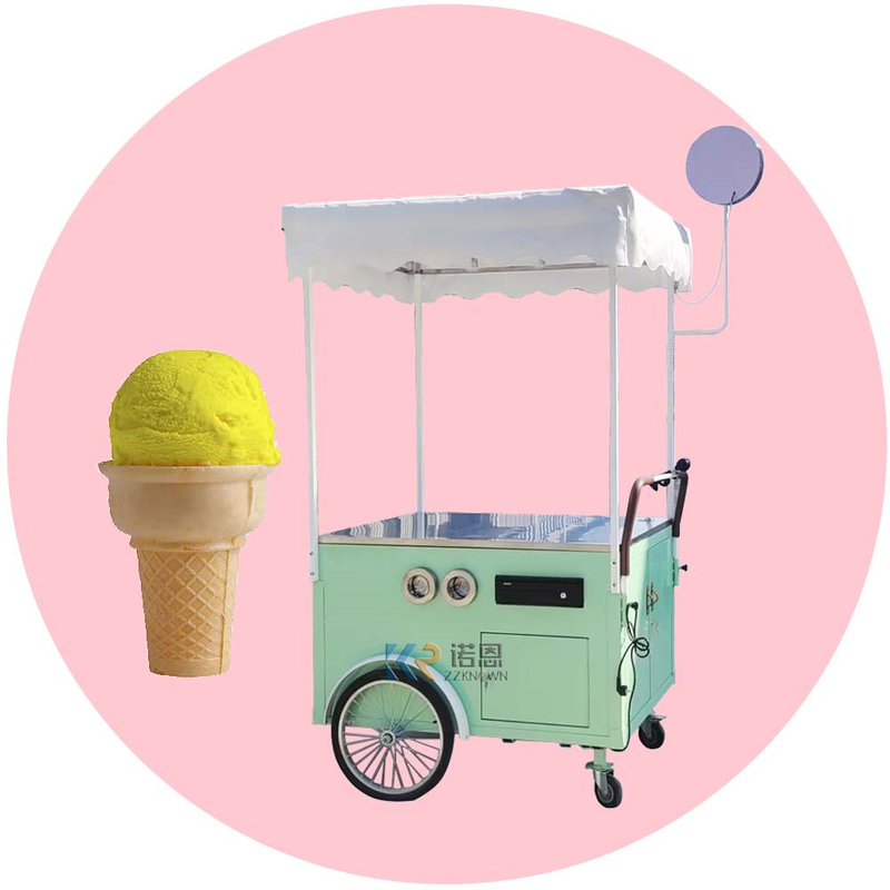 Customized Cart To Sell Candy Mexican Ice Cream Cart For Sale Food Trailer