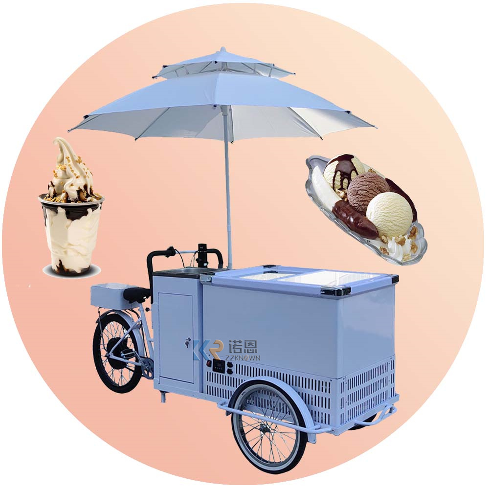 Factory Outlet Hot Selling Multipurpose Mobile Fast Food Snack Beverage Ice Cream Catering Van Truck Kiosk Cart
