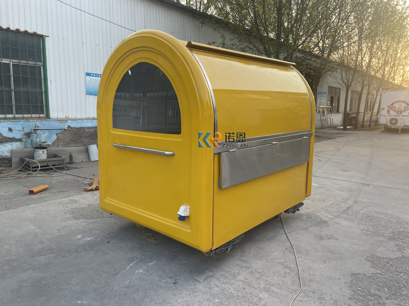 KN-FR-220A Australia Standard Street Fast Mobile Food Cart Truck Trailer With Kitchen For Sale