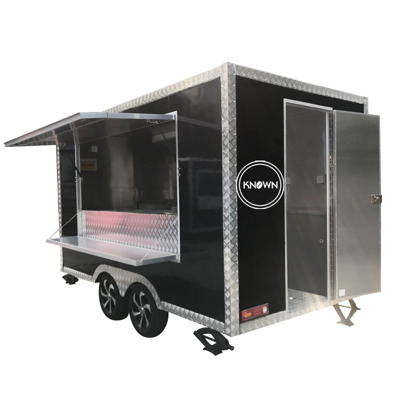 Cotton Candy Food Truck Containers Accessories Smart Taco Food Vending Cart for Sale