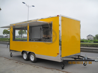 KN-FS480 New Arrival Outdoor Kitchen Fast Food Truck With Cooking Equipment China Factory Mobile Food Truck For Sale Europe