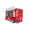 Mobile Retro Food Truck Catering Trailer Cart Custom Made Concession Bus Dining Van for Sale