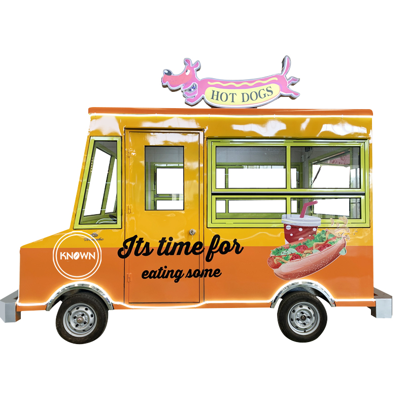Wholesale Price Cater Ice Cream Mobile Food Trucks For Sale Europe Used Fast Food Truck Trailer Food Cart