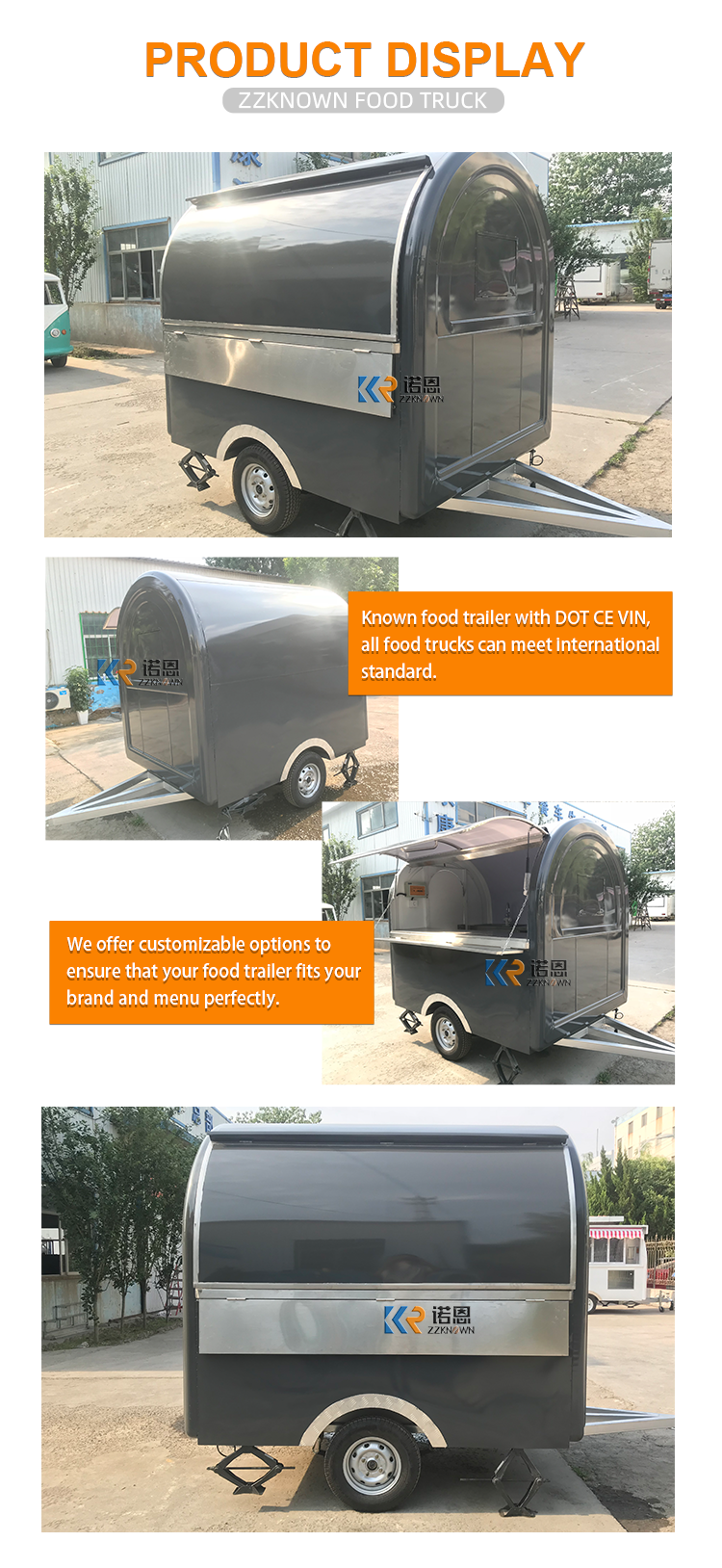 mobile food trailer truck trailers fully equipped