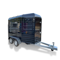 KN-YD-300B Outdoor Food Truck Horsebox Catering Trailer For Sale Food Truck with Full Kitchen
