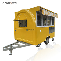 Mobile Food Trailer Durable Concession Trailer Fully Equipped Street Food Truck For Sale Europe