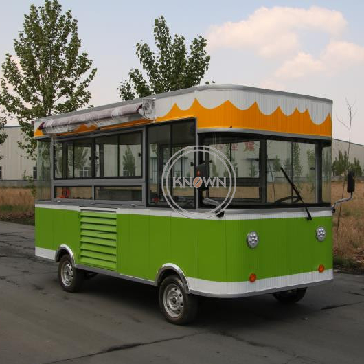 4.2m electric Mobile Food Trailer/ Street Mobile Food Cart/ China Factory Mobile Food Truck For Sale