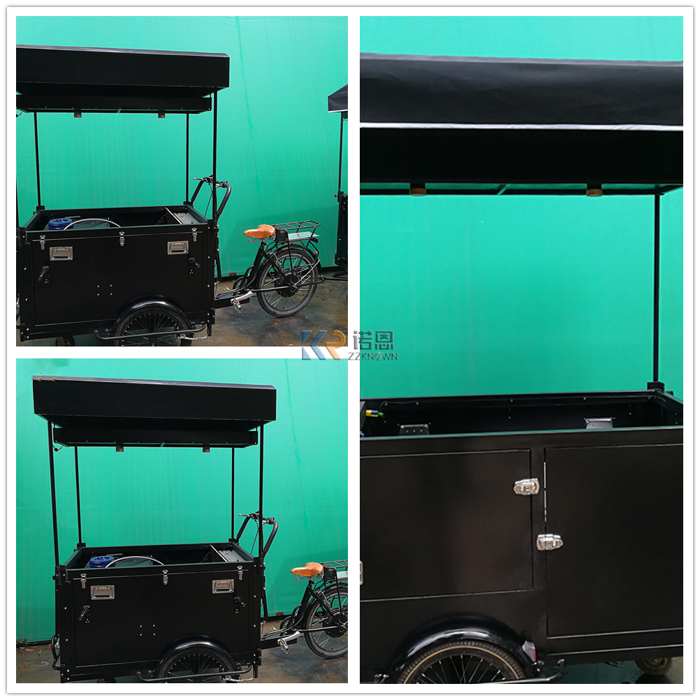 Extended wrought iron coffee cart (5)