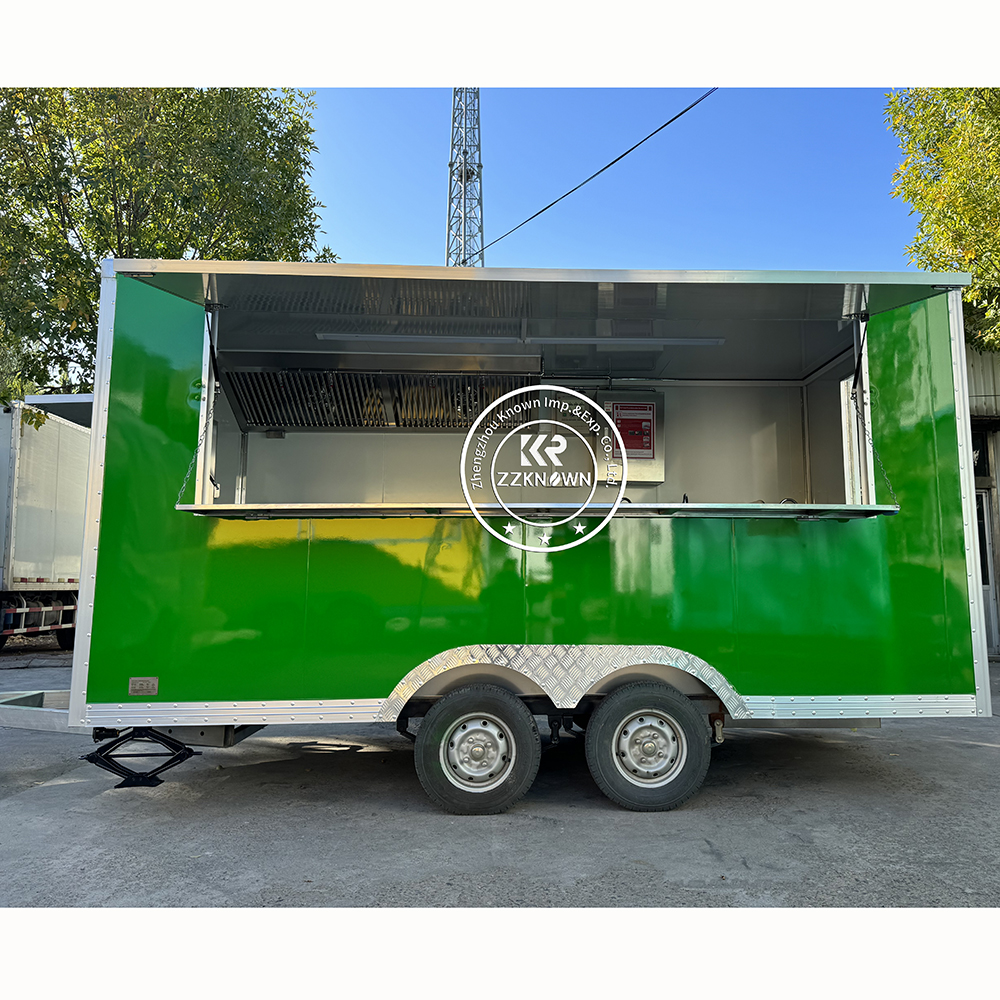 DOT CE VIN Custom Mobile Street Food Truck Ice Cream Trailer Food Carts And Food Trailers Fully Equipped