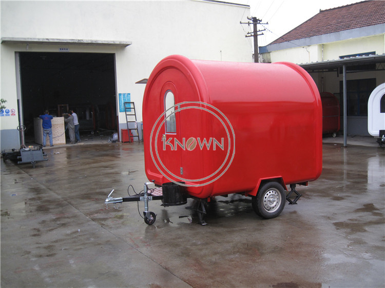 Mobile Potato Chips Making Machine Selling Food Truck Outdoor Street Food Trailer Cart 