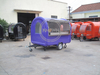 KN-250B Mobile Food Cart Catering Trailer Purple for Ice Cream Hot Dog Food Trailer