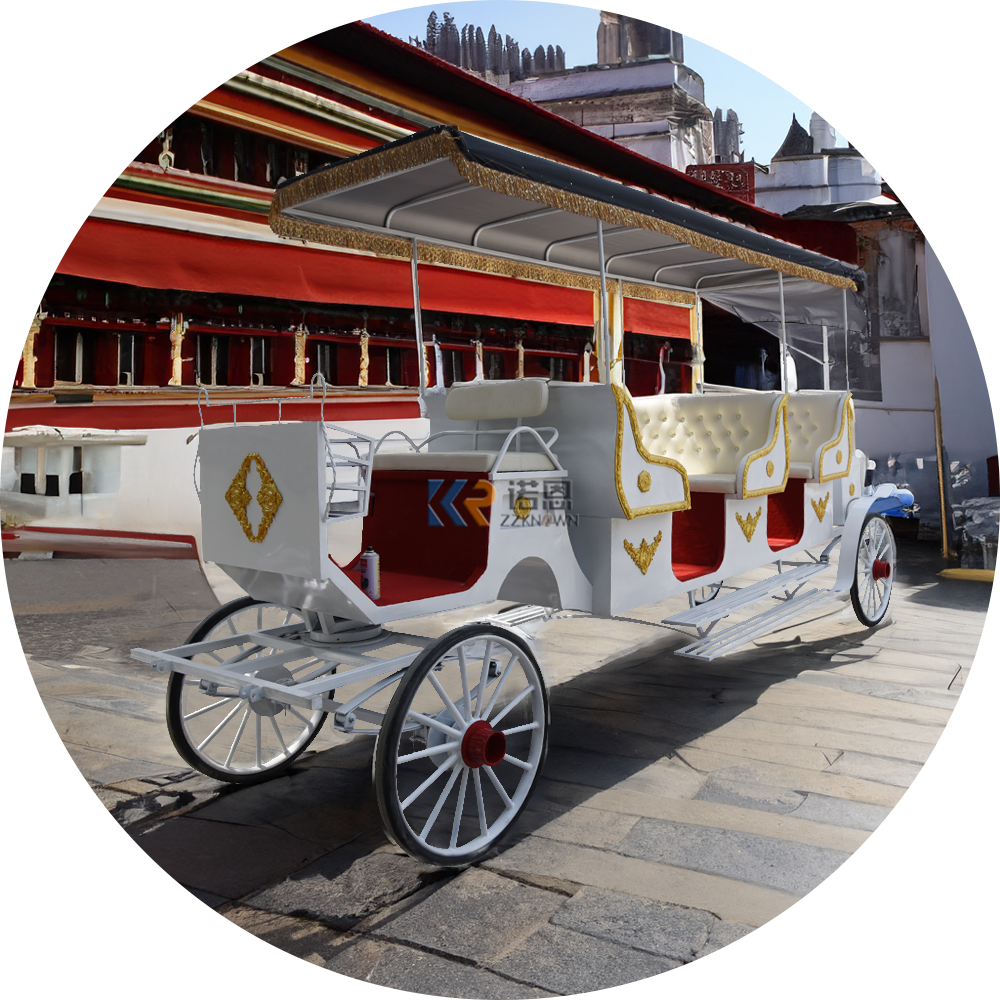 Special Transportation Historical Royal Horse Carriage For Sightseeing Horse Drawn Cart Carriage