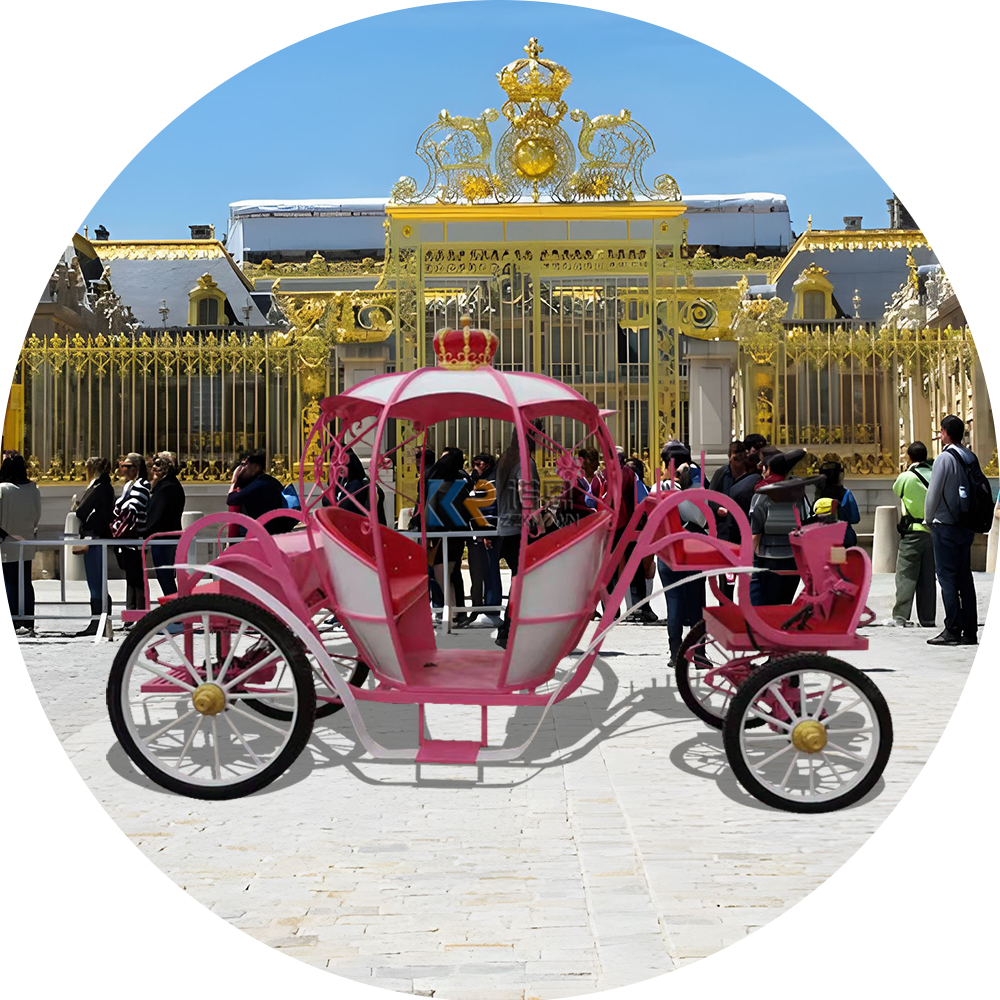 OEM European Style Gold Electric Wedding Pumpkin Horse Carriage Wholesale Price For Sale