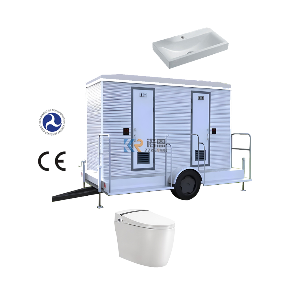 Portable Restroom Toilet Trailers Mobile Portability Plastic Camping Cabin Toilet For Sale Temporary Toilet Room With Shower