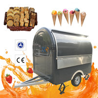 KN-FR-220B Hot Selling Mobile Catering Food Trailer For Sale Fully Equipped Food Truck Trailers