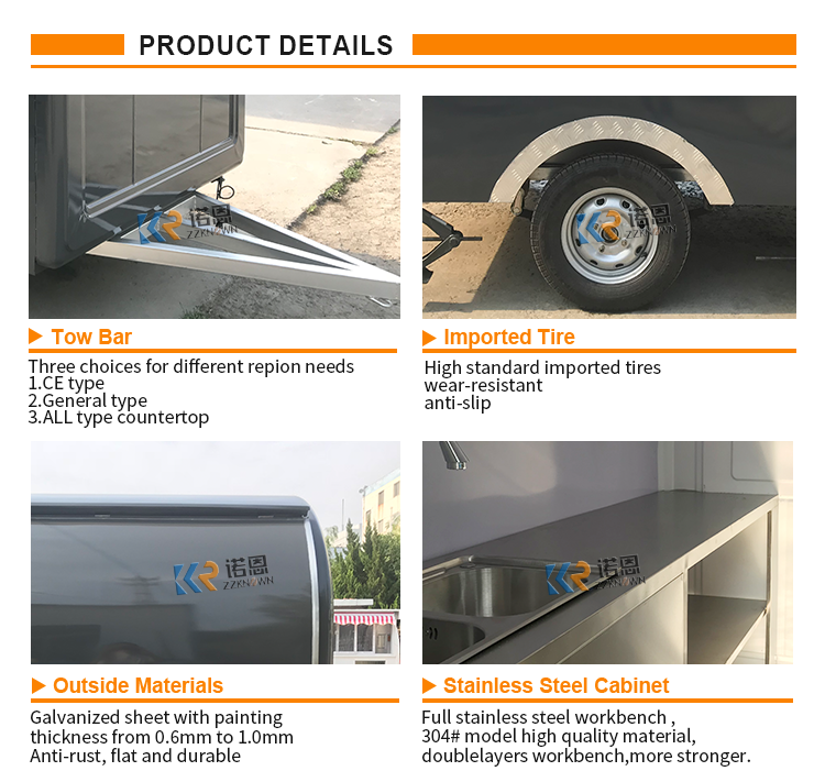mobile food trailer truck trailers fully equipped