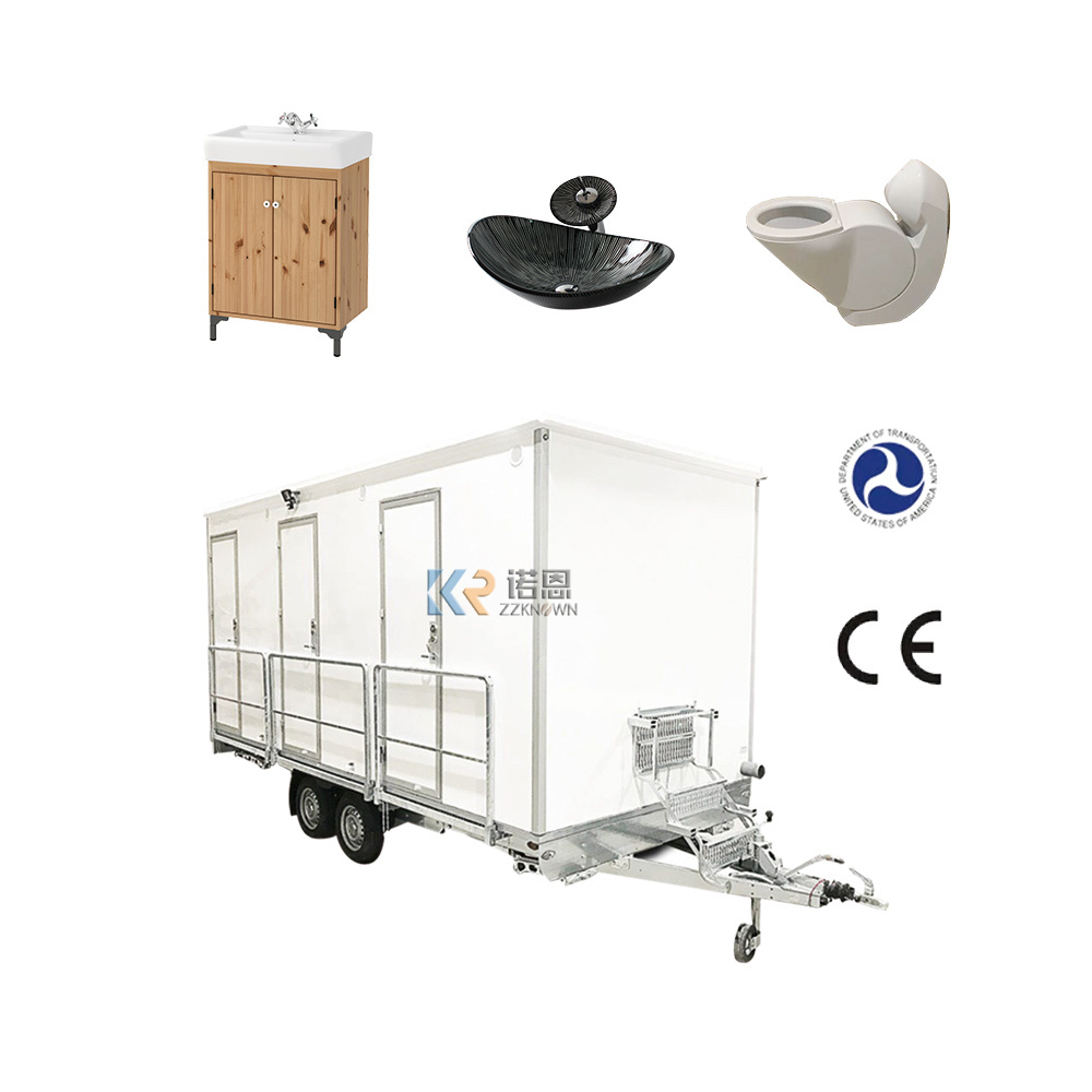 Portable Restroom 28 Feet Mobile Toilet Trailer For Sale In USA Portable Toilets for Sale