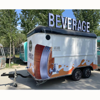 New Design Mobile Concession Food Trailer For Sale Catering Trailer Truck Cheap Price Food Trucks Dealer