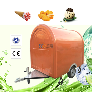 KN-220B Mobile Food Trailer Coffee Ice Cream Cart Hot Dog Red Wine Kiosks Van Truck with Cooking Equipment for Sale