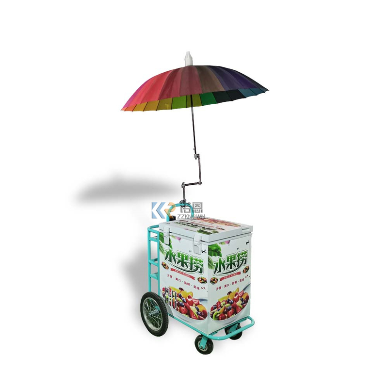 High Quality Perfect Food Truck Ice Cream PIizza Mike Tea Fridge Freezer Food Cart For Restaurant