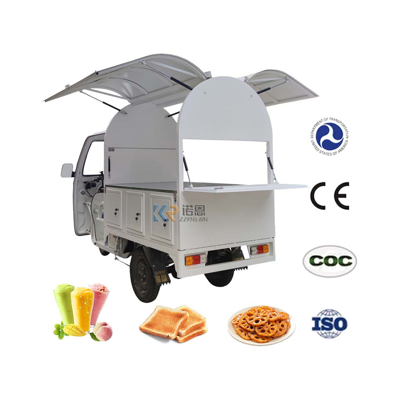 Ice Cream Machine Commercial Street Application Mobile Gelato Carts Customized Ice Cream Food Trolley Cart