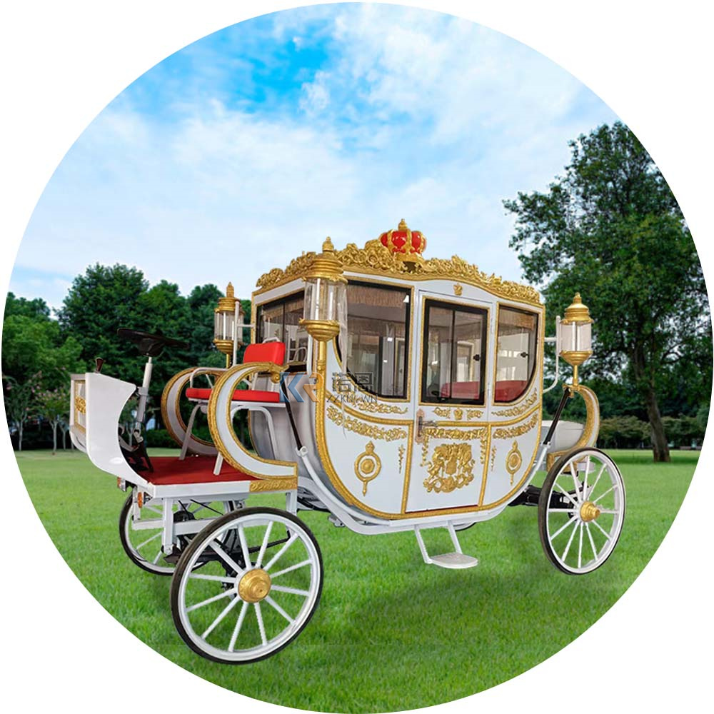 High Quality Comfortable Classical Royal Horse Carriage European Royal Family Carriage Manufacturer