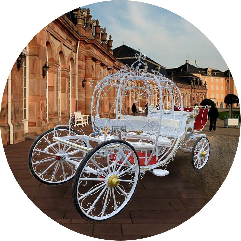 Princess Horse Carriage Recommend Wedding Carriages European Style Mobile Hollow Pumpkin Horse Cart