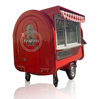 KN-250H Multifunctional Snack Food Cart Manufacturer for Fast Food Hotdog Truck Food Trailer Hot Selling