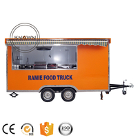 Hot Sale Mobile Food Cart Fast Snack Trailer