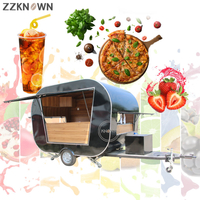 Mobile Snack Food Processing Machinery Food Cart Food Trailer Supplier with Lower Price 