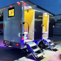 Premium Portable Restroom Trailer Luxurious Spacious and Mobile Sanitation Solution for Events Construction and More
