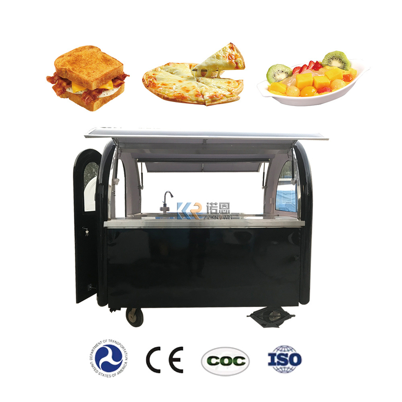 KN-FR-220A Best Mobile Food Car Food Trailer Kiosk Food Cart with Wheels