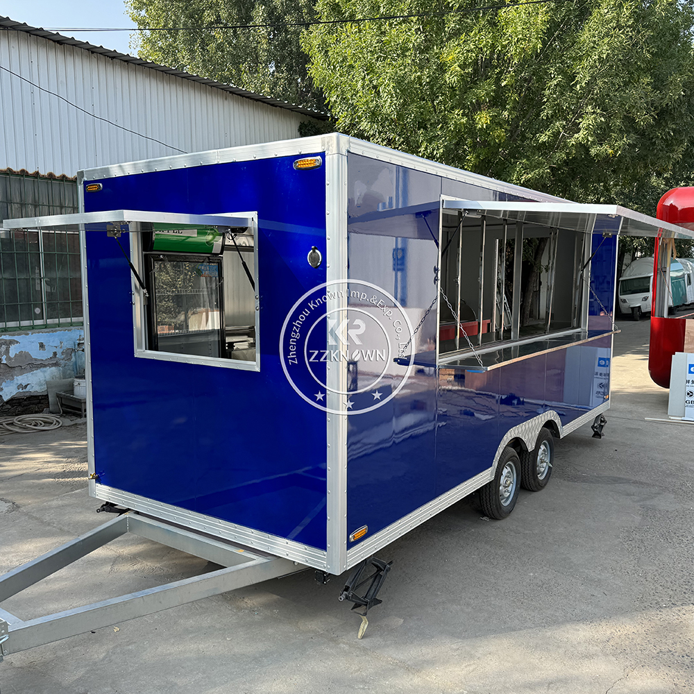 DOT CE VIN Street Food Truck Bubble Tea Food Trailer Ice Cream Truck Hamburger Pizza Ice Cream Fully Equipped