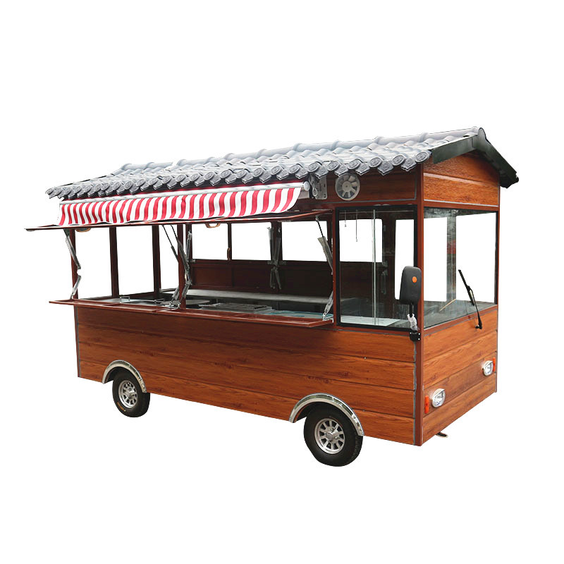 3.5m/4m/4.2m customised fireproofing food truck for vending fast food