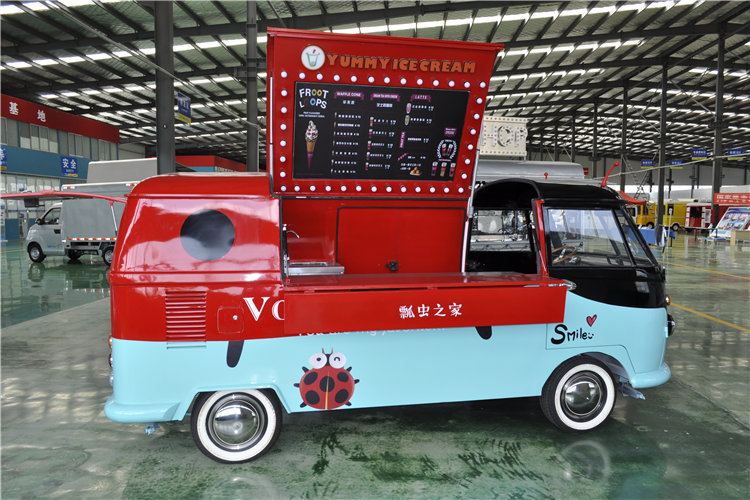 Mobile Kitchen Cheap Mobile Food Truck Ice Cream Coffee Carts Big Food Van Electric Food Truck for Sale