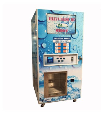 450kg/day ice cube vending machine ice maker vending machine 24 hour service for sale