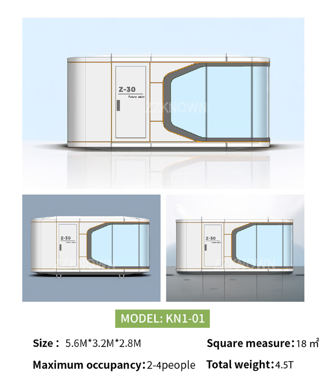 Outdoor Prefab House Hotel Mobile Office Pod Apple Cabin Portable Capsule House Hotel