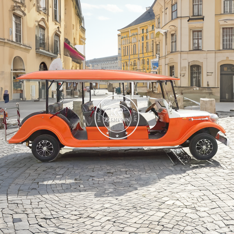 Hotel Airport Vintage Green Travel Electric 11 person golf car Vintage car