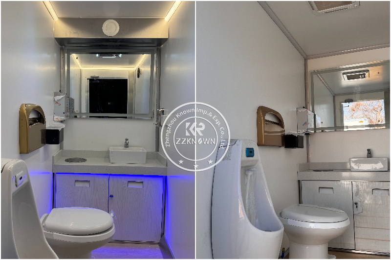 Restroom Shower Trailers ADA Compliant Handicap Accessible Shower Restroom Combo Trailers For Sale