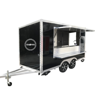 KN-FS-370 Factory Street Food Carts Chinese Mobile Vending Van Food Trailer High Quality Vintage Food Truck