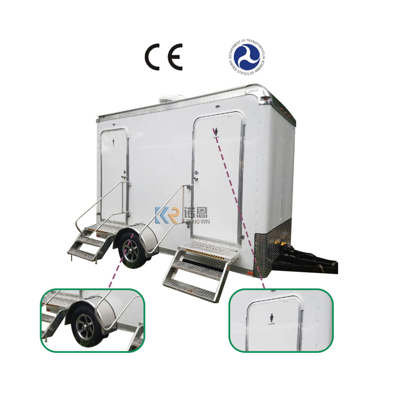 Mobile Restroom Toilet Trailers Temporary Toilet Room With Shower Portable Toilet In Container Trailer