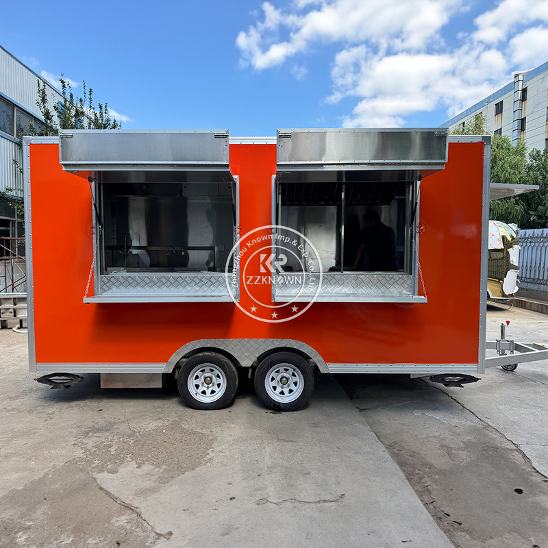 Customizable Food Truck for Catering And Events - 4.5m Model with Unique Bright Colors, Ready To Help You Stand Out in The Market!
