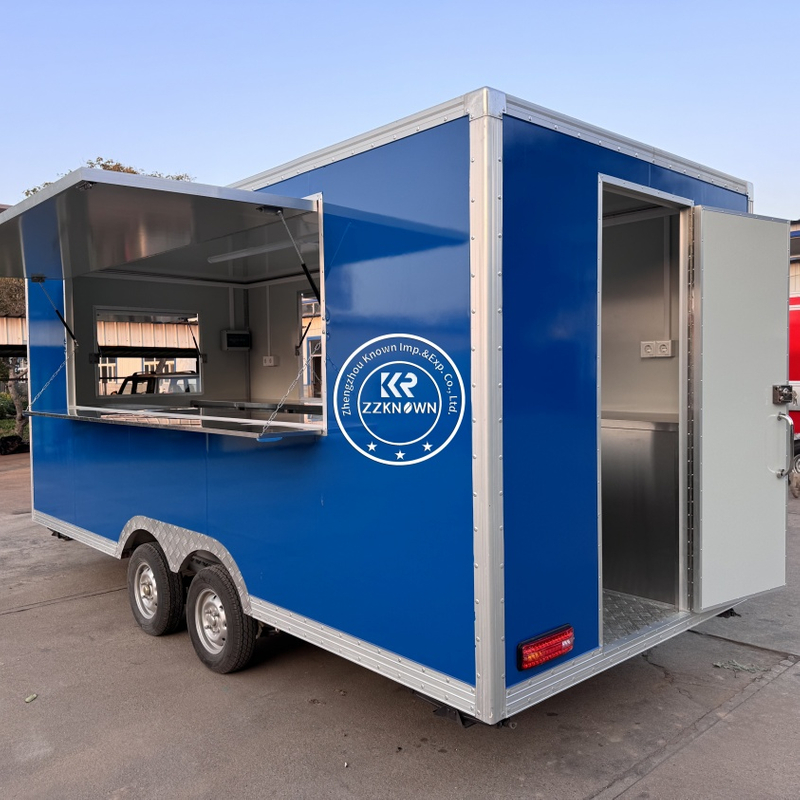 EU Standard 4.8m Towable Food Trailer for Sale | Custom Mobile Snack Cart