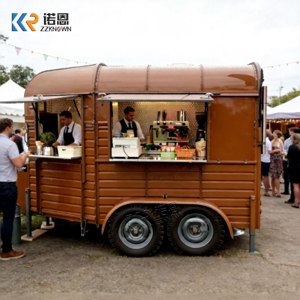Rustic Wood Beverage Trailer