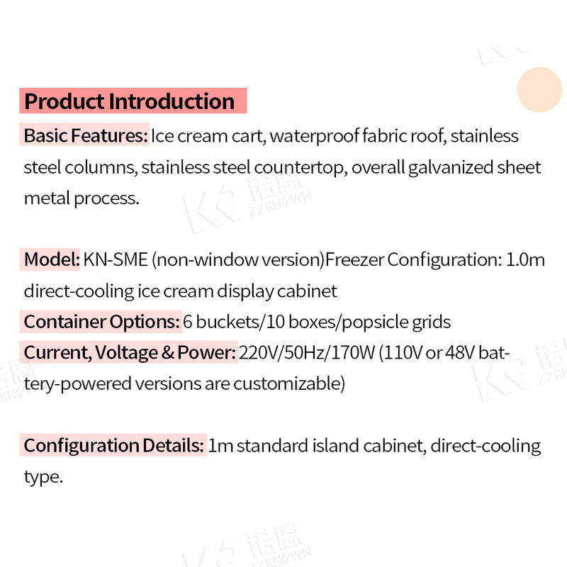 Street Vendor Cart for Sale | Custom Ice Cream Street Cart Manufacturer