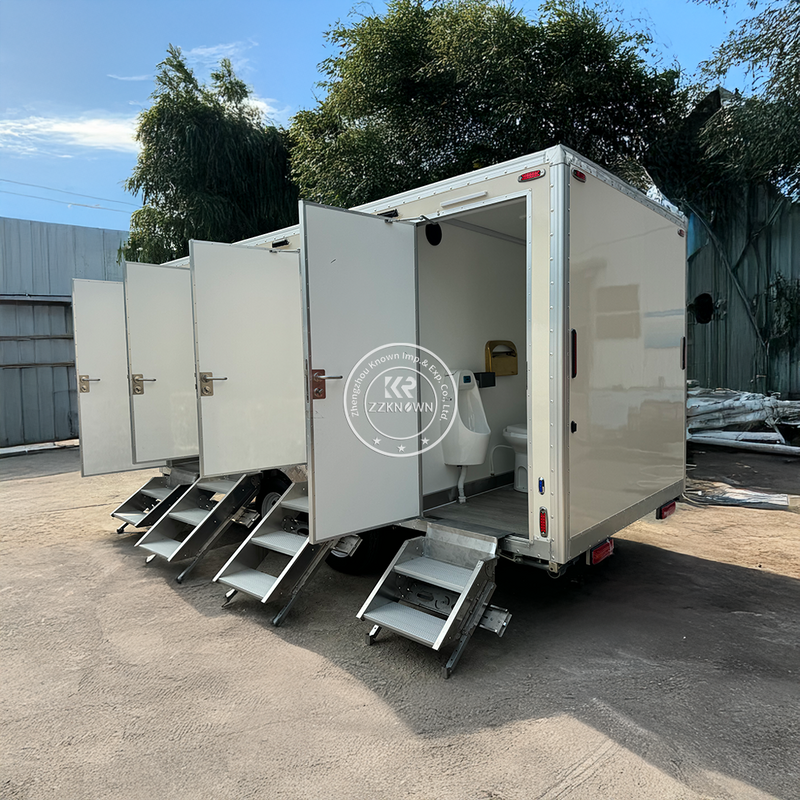 ECONOMIC STYLE PORTABLE TRAILER TOILET - Efficient, Spacious, and Reliable Sanitation Solution