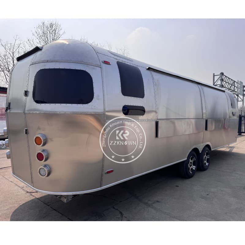ZZKNOWN Multifunction Airstream Food Trailer - A Case Study in Custom Mobile Kitchen Excellence